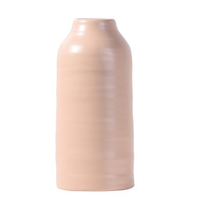 TS438 Ins Style Cream Style Fresh Flower Vase Ceramic Vase for Home Hotel Decorations