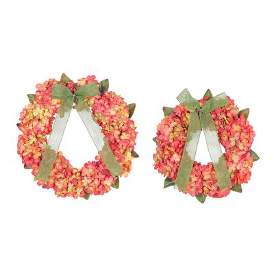 YWGH2-23 Thanksgiving Autumn Door Hanging Flower Ring Door Hanging Artifical Flower Decoration Countryside Style Wall Hanging