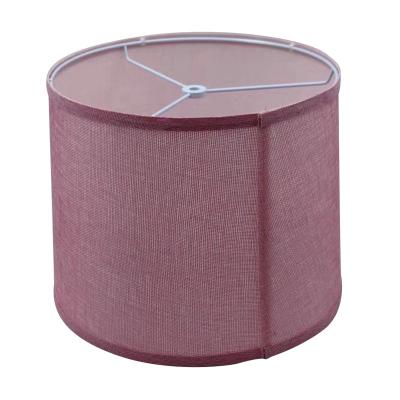 GZHJ00001 Detachable KD Lampshade Living Room Desk Lamp Fabric Lampshade Light Pink ins Style Linen Lampshade