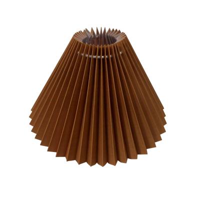 ZSJJZM00002 Hundred Pleated Fabric Lampshade Pendant Table Lamp Small Night Lampshade Floor Lamp Accessories