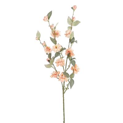 DGOLF-55056 Simulated Cherry Blossom Single Stem Nordic Artificial Flower Indoor Living Room Home Decoration Camellia Simulation Flower 