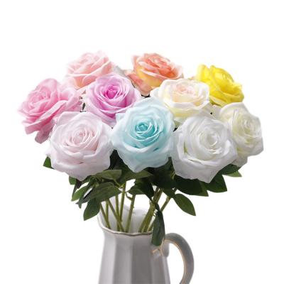 DGOLYXY-53032 Wedding Rose Simulation Flower Simulation Rose Indoor Home Artificial Flower Decoration Flower Ornament Silk Flower