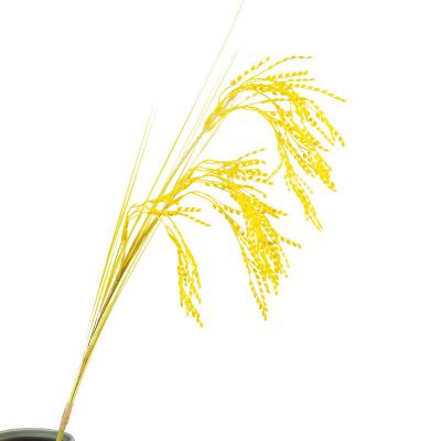 DGOLF-00001 Simulated Rice Artificial Plastic Long Branch Harvest Wheat Ear Countryside Style Decoration Photography Prop Simulated Plant