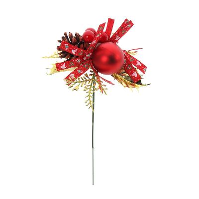 YWGLYT-202214 Christmas Decorations Pine Cone Decoration Flower Branches Wreaths Handmade Gift 