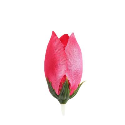 YWJH41-06 Simulated Tulip Cake Set with Christmas Decoration Simulated Flower Silk Cloth Mini OPP Bag Decoration Small Tulip Flower Head