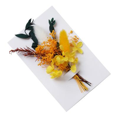 KMSY00001 Mini Card Dried Flower Bouquet Valentine Day Teacher Day Christmas Birthday Wedding Proposer Hand gift