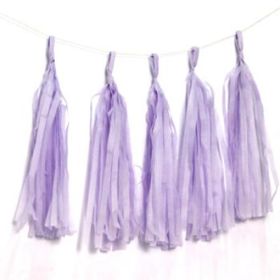 Hanging Birthday Party Tissue Paper Tassel Garlands Decorations