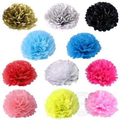 Colorful Paper Flower Ball DIY Pompom Decorations for Party 