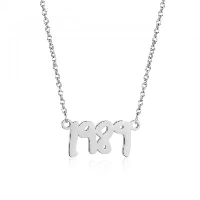 ​Hot Selling Necklace Singer Taylor Swift Necklace Pendant European and American1989 Necklace for Gift