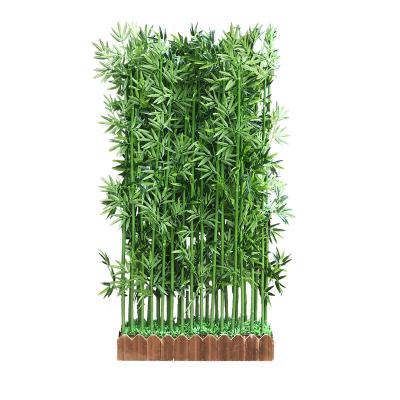 YWGXAL-632243047517  Simulated bamboo hotel partition window decoration indoor living room green plants potted plants bonsai artificial fake bamboo