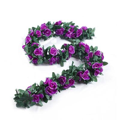 Simulated Rose, Fake Flower Vine, Wedding Silk Decoration, Simulated Plant Flower Vine Decoration, Rose Strip