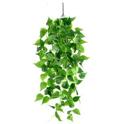 Simulated green apple wall hanging false flower vine green chlorophytum comosum wall decoration indoor balcony simulated green plant wall hanging